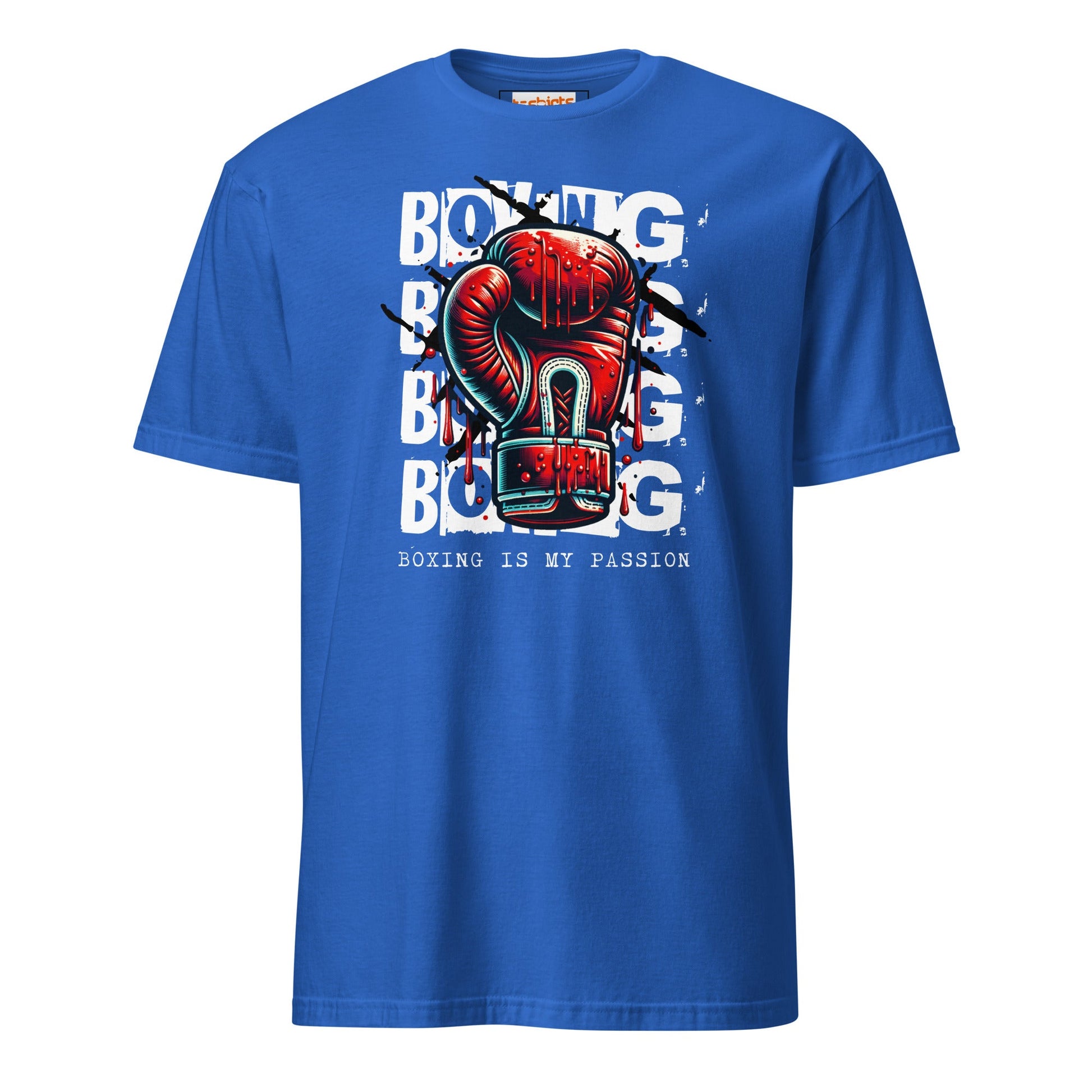Boxing is my Passion T-Shirt - Royal - T-Shirts Online