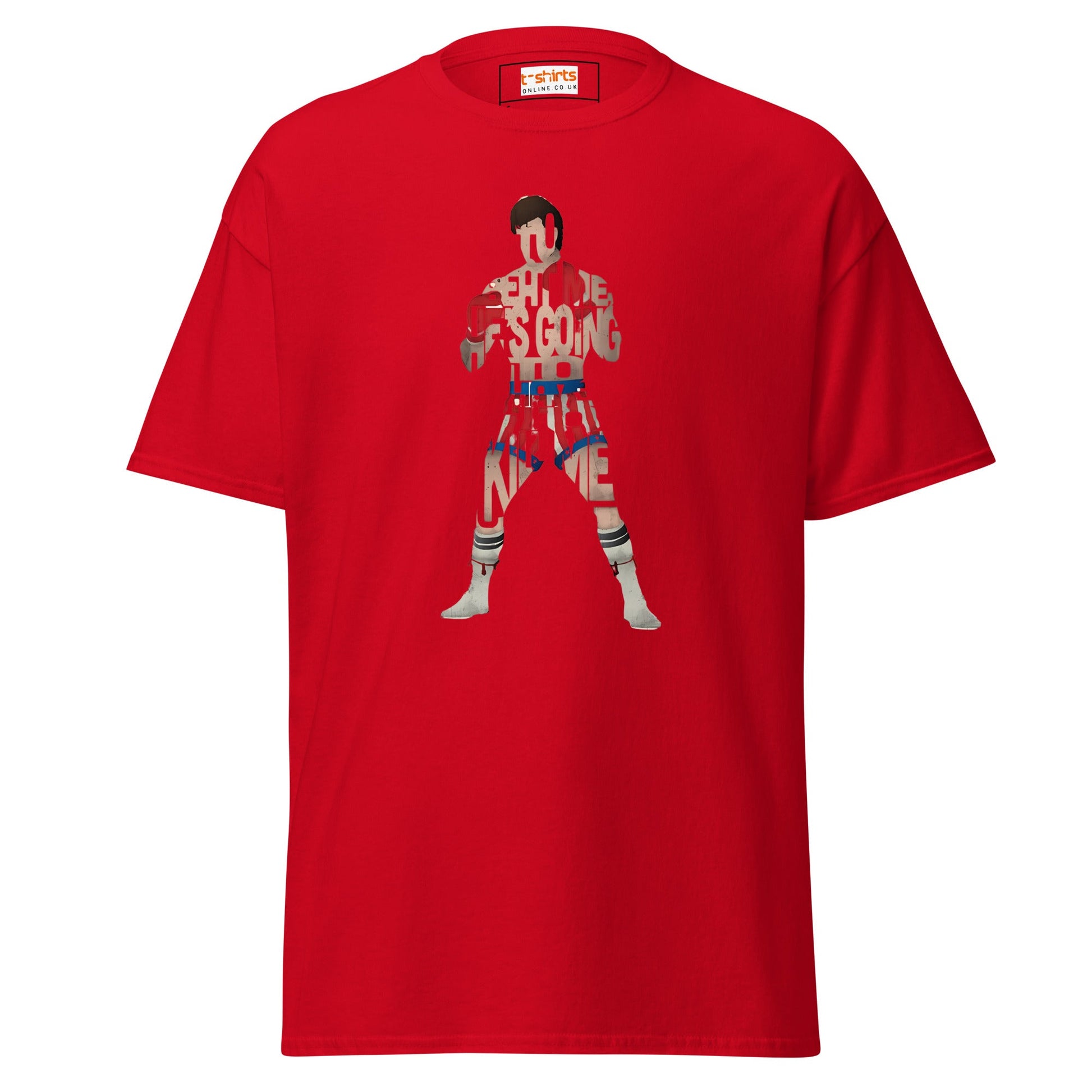 Boxing T-Shirt | Graphic Tee - Red - T-Shirts Online