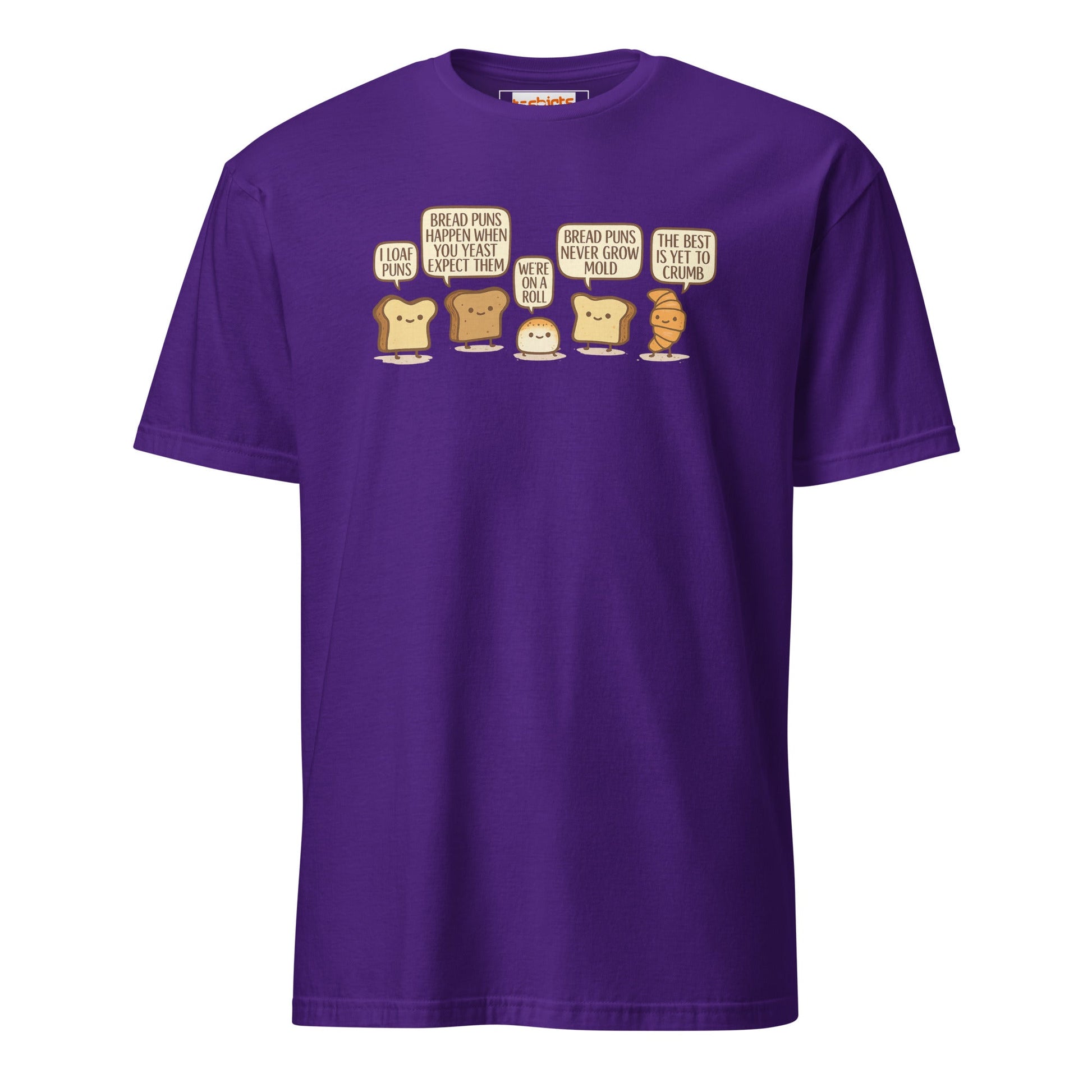 Bread Puns T-Shirt | Fun Pun Tee - Purple - T-Shirts Online