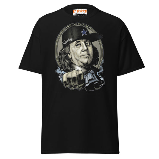 Break Bread T-Shirt – Street Art Money Parody Tee - Black - T-Shirts Online