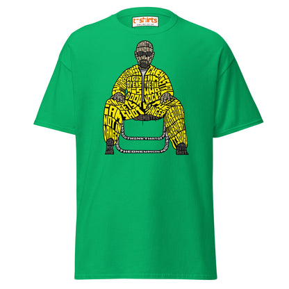 Breaking Bad Calligram T-Shirt| Walter White Fan Art Tee - Irish Green - T-Shirts Online