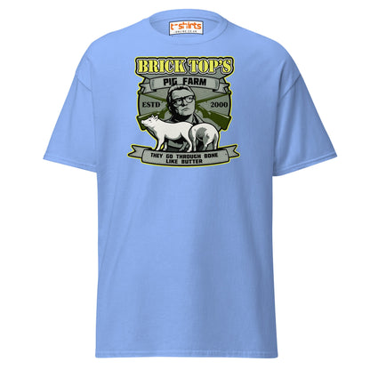Brick Top’s Pig Farm T-Shirt – Cult Movie Parody - Carolina Blue - T-Shirts Online