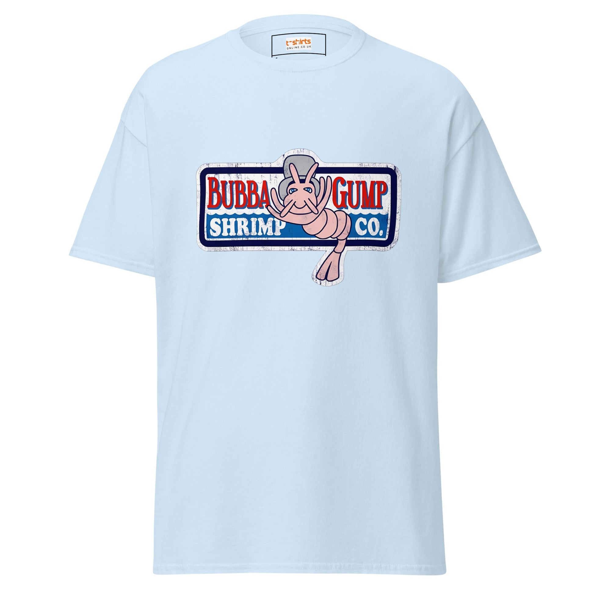 Bubba Gump Shrimp Co | Movie T-Shirt - Light Blue - T-Shirts Online
