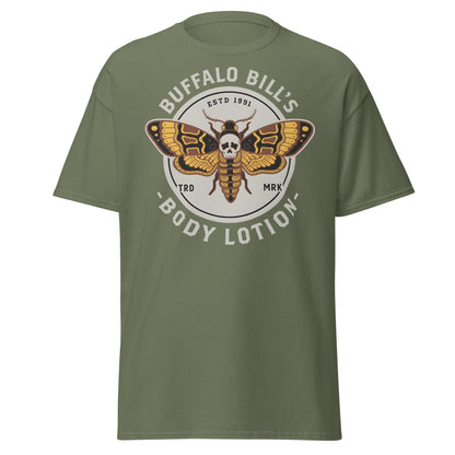 Buffalo Bill's Body Lotion Death's - Head Moth T-Shirt - Military Green - T-Shirts Online