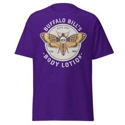 Buffalo Bill's Body Lotion Death's - Head Moth T-Shirt - Purple - T-Shirts Online