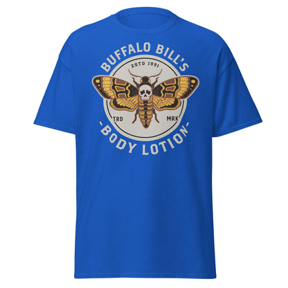 Buffalo Bill's Body Lotion Death's - Head Moth T-Shirt - Royal - T-Shirts Online