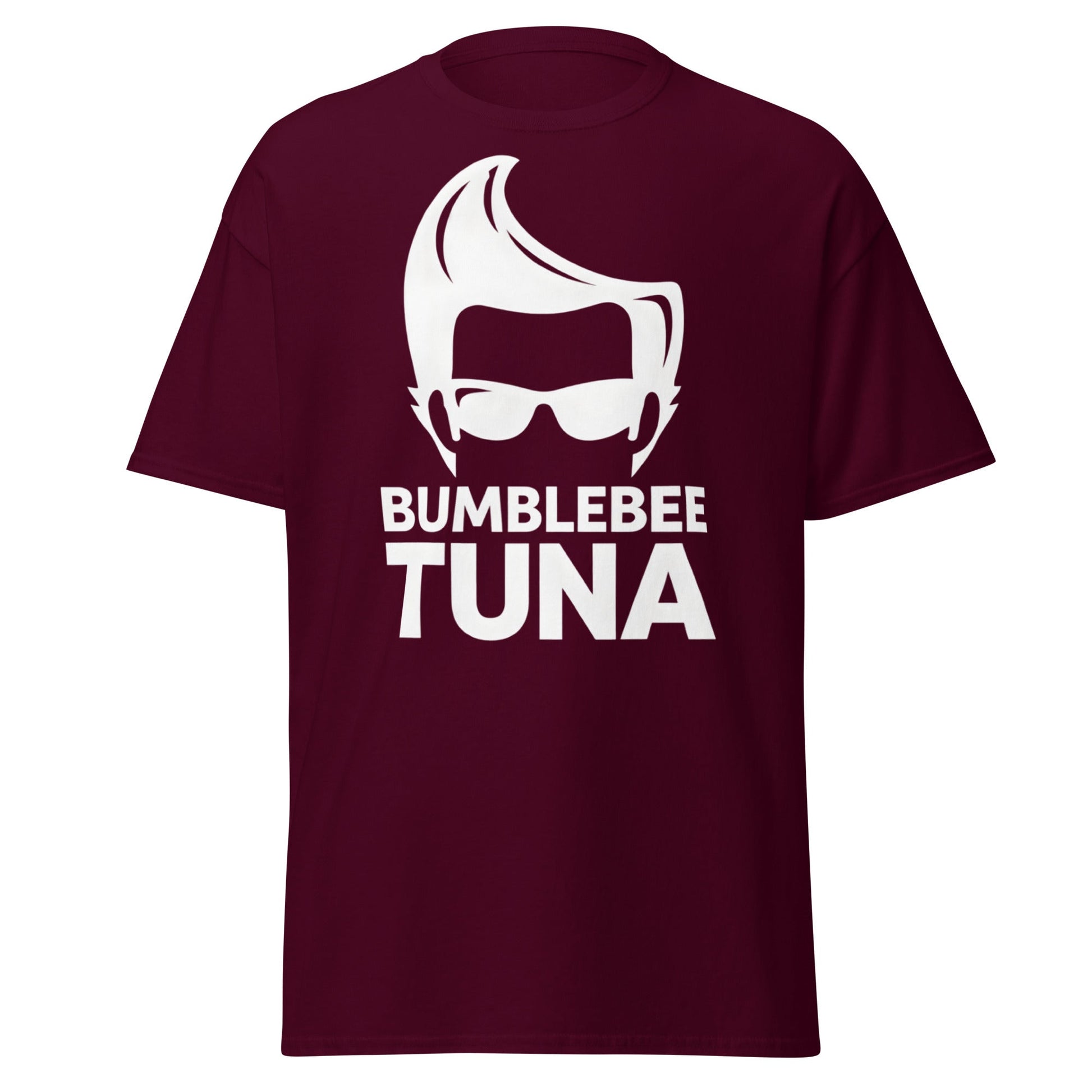 Bumblebee Tuna T-Shirt | Ace Ventura Movie Quote Tee - Maroon - T-Shirts Online