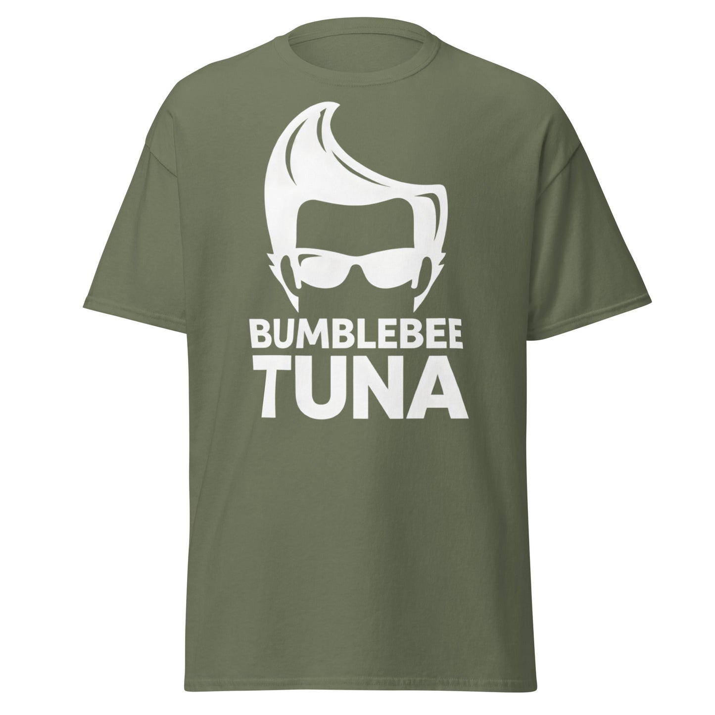 Bumblebee Tuna T-Shirt | Ace Ventura Movie Quote Tee - Military Green - T-Shirts Online