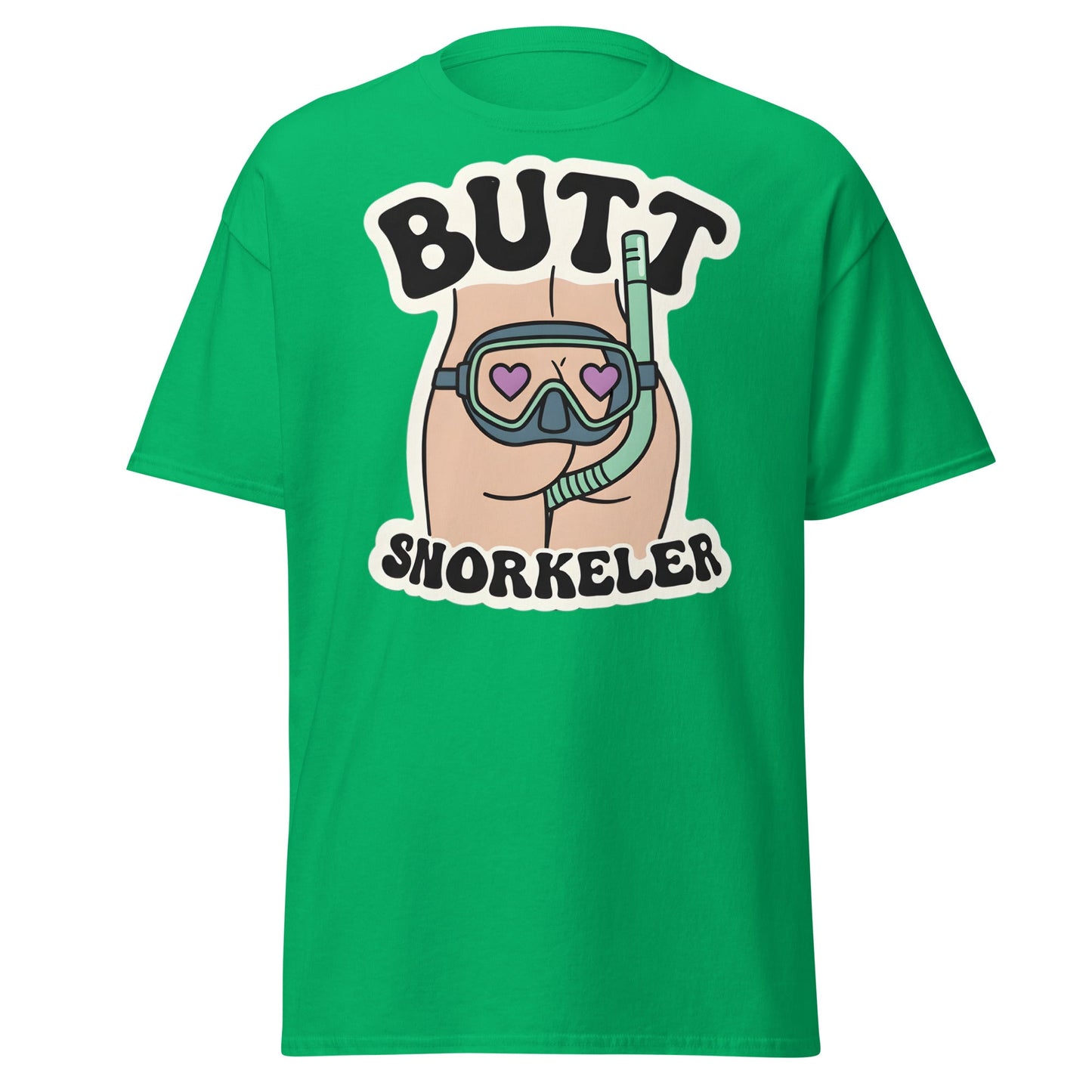 Butt Snorkeler T-Shirt - Funny Adult Humor Graphic Tee - Irish Green - T-Shirts Online