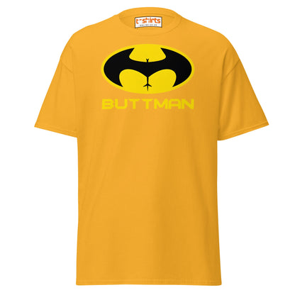 Buttman T-Shirt – Funny Parody Adult Humor Tee - Gold - T-Shirts Online