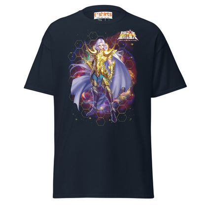 Caballero Dorado de Aries T-Shirt – Golden Saint Anime Tee - Navy - T-Shirts Online
