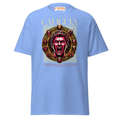 Caligula Roman Emperor T-Shirt | Bold Historical Design - Carolina Blue - T-Shirts Online