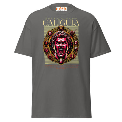 Caligula Roman Emperor T-Shirt | Bold Historical Design - Charcoal - T-Shirts Online