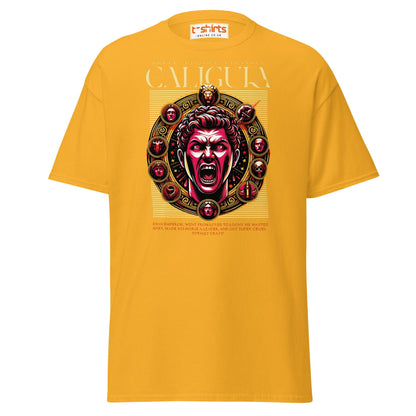 Caligula Roman Emperor T-Shirt | Bold Historical Design - Gold - T-Shirts Online