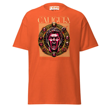 Caligula Roman Emperor T-Shirt | Bold Historical Design - Orange - T-Shirts Online