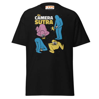 Camera Sutra T-Shirt – Funny Photographer Parody Tee - Black - T-Shirts Online