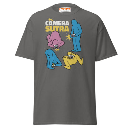 Camera Sutra T-Shirt – Funny Photographer Parody Tee - Charcoal - T-Shirts Online