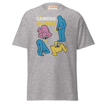 Camera Sutra T-Shirt – Funny Photographer Parody Tee - Sport Grey - T-Shirts Online