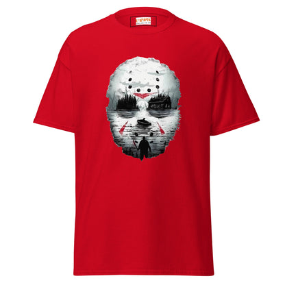 Camp Crystal Lake | Horror T-Shirt - Red - T-Shirts Online
