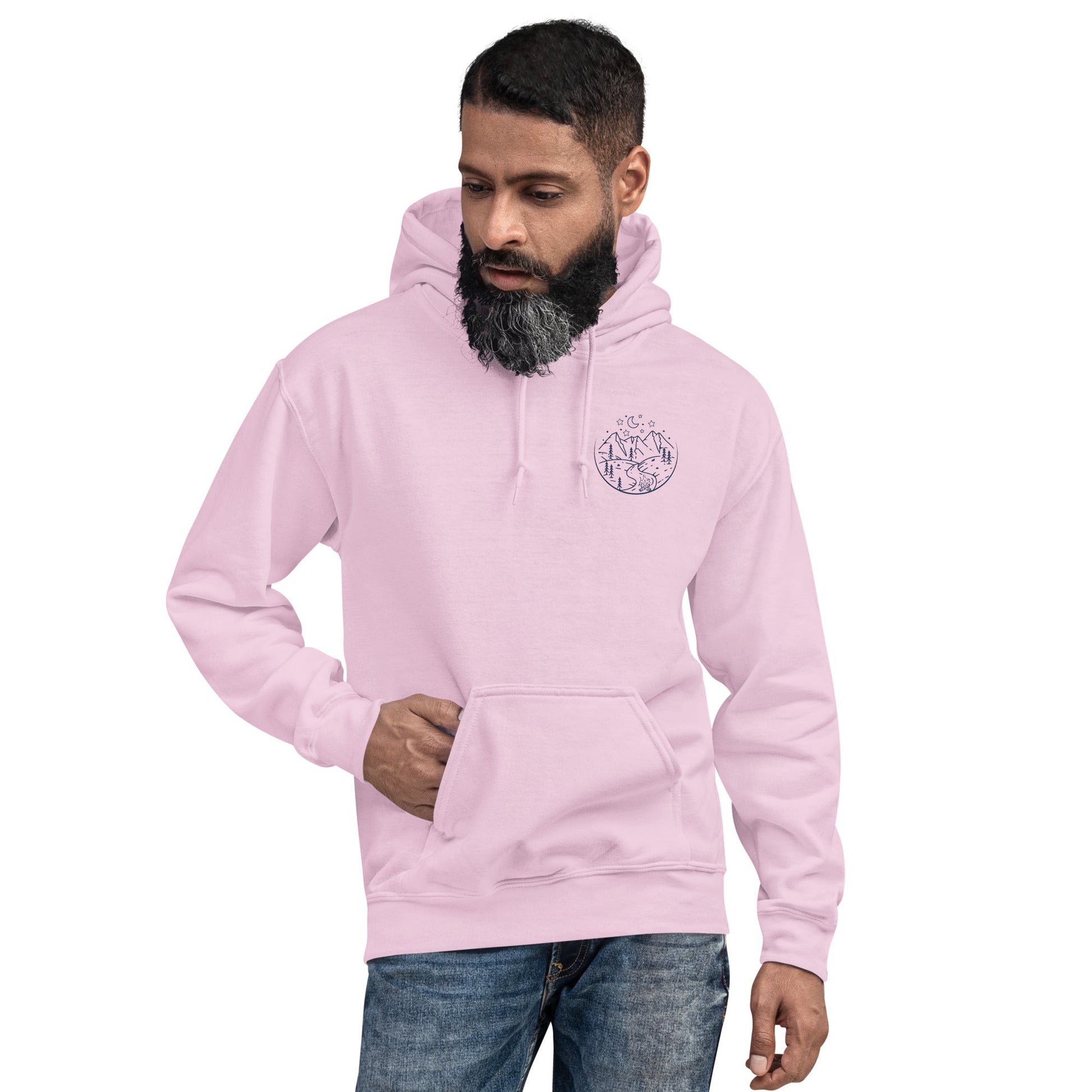 Campfire Nights | Campfire Hoodie - Light Pink - T-Shirts Online