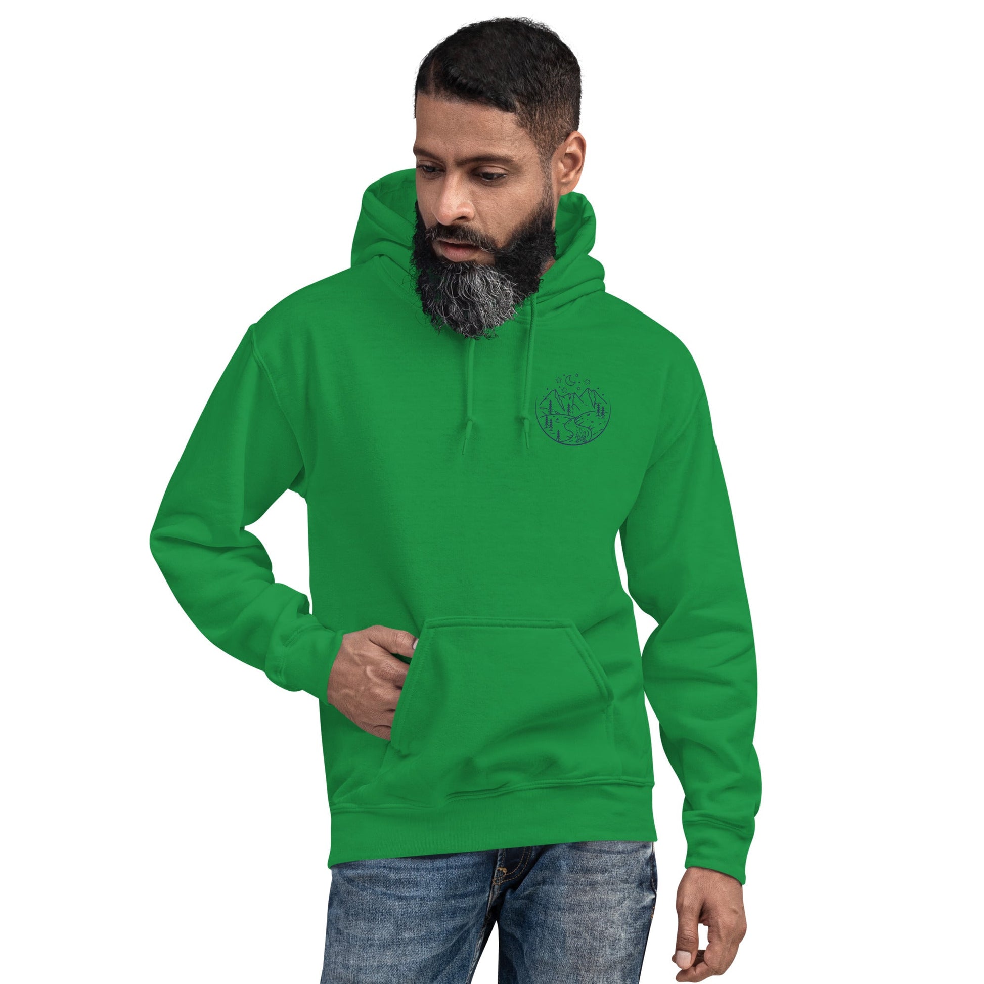 Campfire Nights | Campfire Hoodie - Irish Green - T-Shirts Online