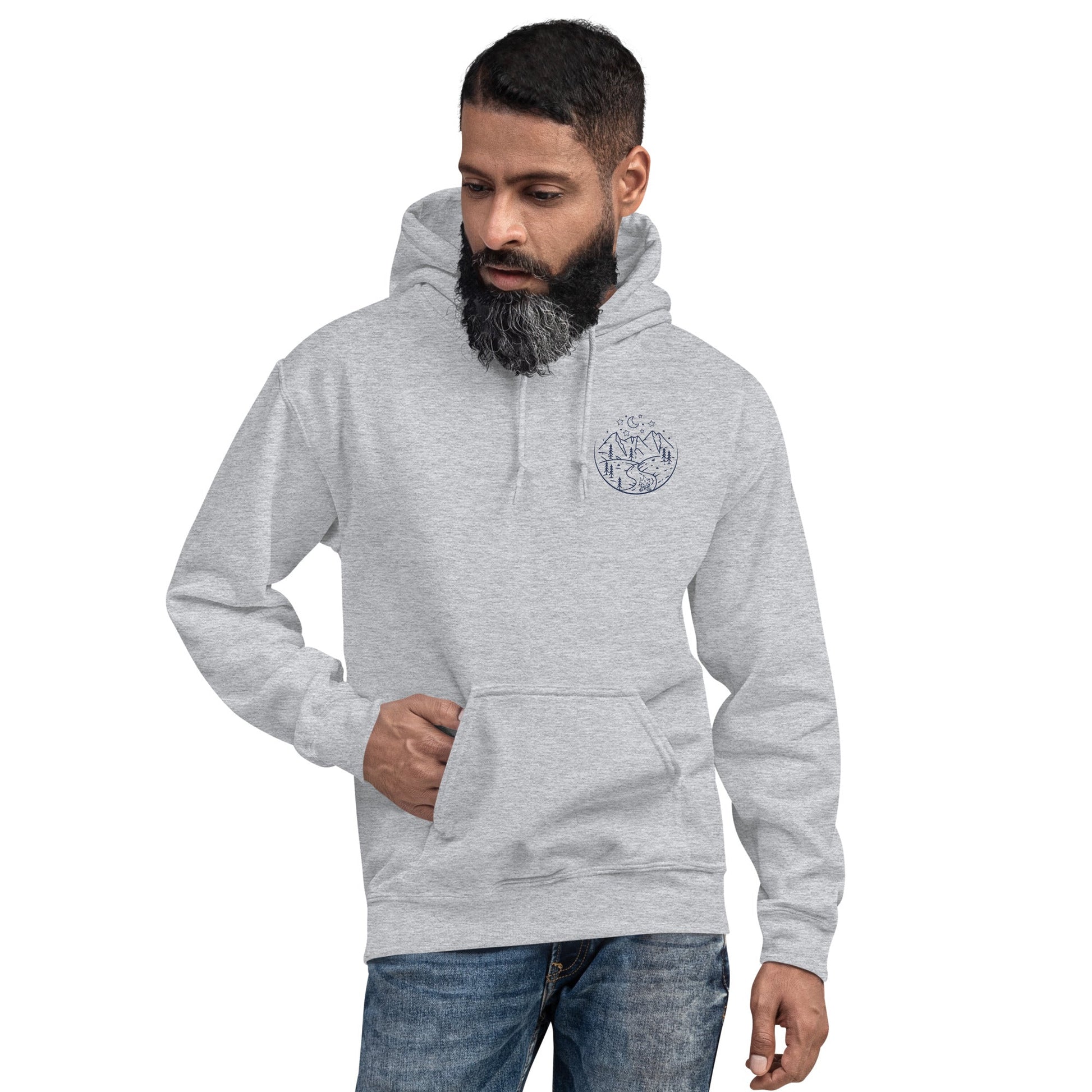 Campfire Nights | Campfire Hoodie - Sport Grey - T-Shirts Online