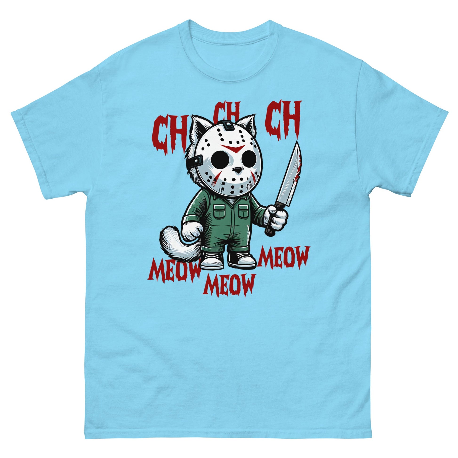 Cat Halloween | Spooky T-Shirt - Sky - T-Shirts Online