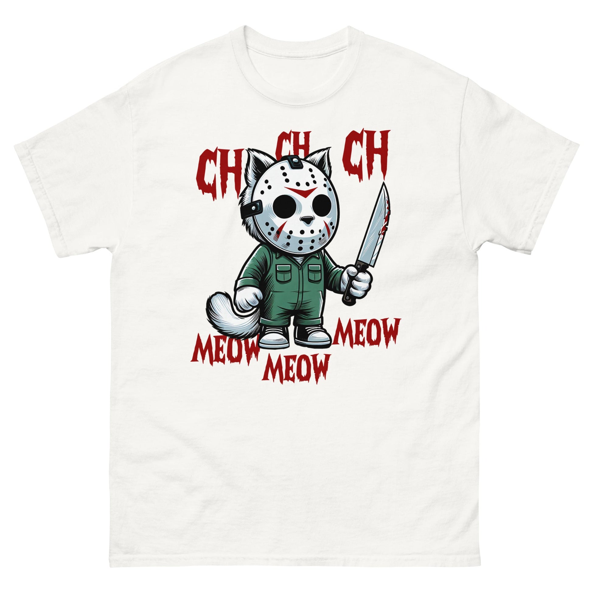 Cat Halloween | Spooky T-Shirt - White - T-Shirts Online