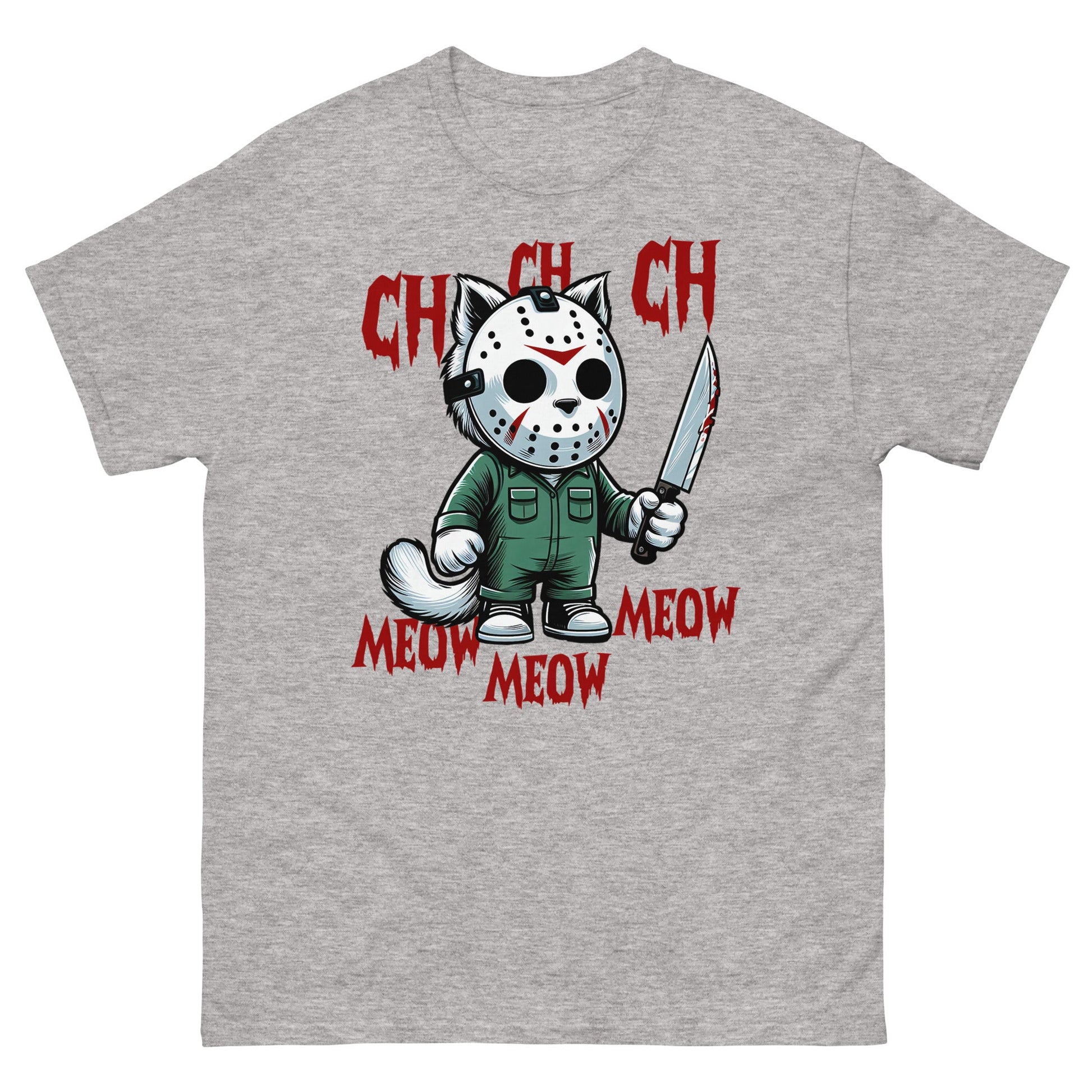 Cat Halloween | Spooky T-Shirt - Sport Grey - T-Shirts Online