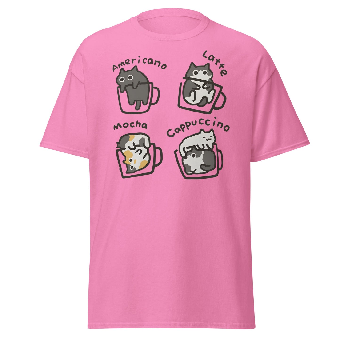 Cat - puccino Coffee Cats Cute T-Shirt Gift - Azalea - T-Shirts Online