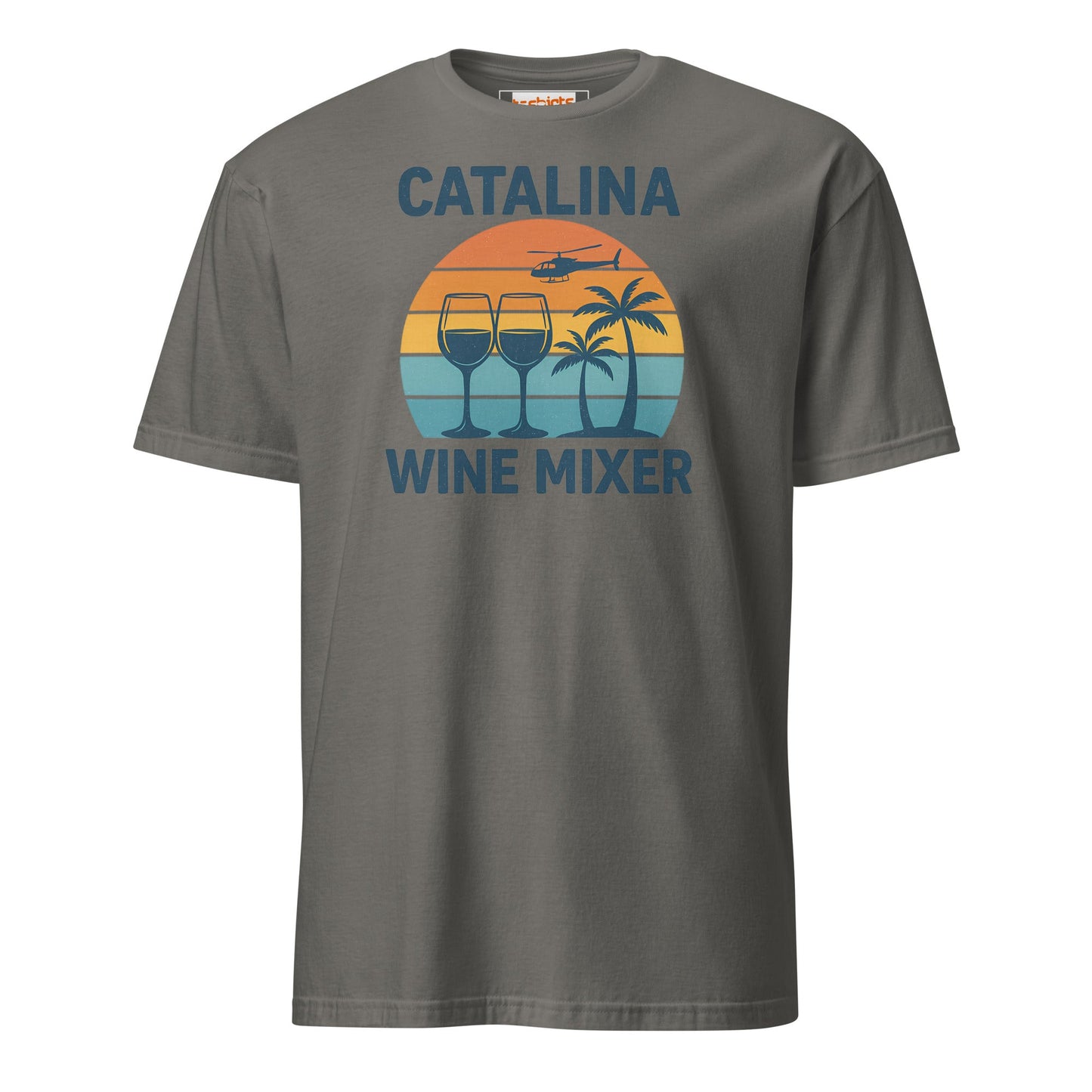 Catalina Wine Mixer T-Shirt - Charcoal - T-Shirts Online