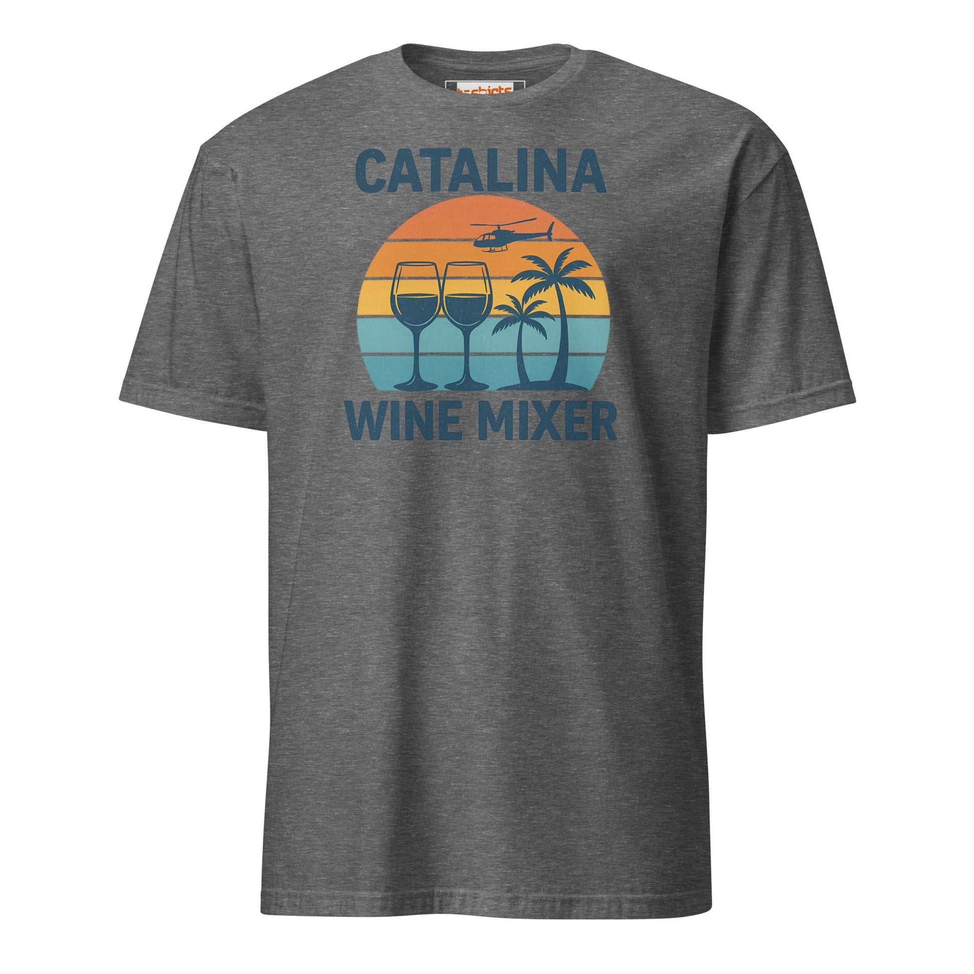 Catalina Wine Mixer T-Shirt - Graphite Heather - T-Shirts Online