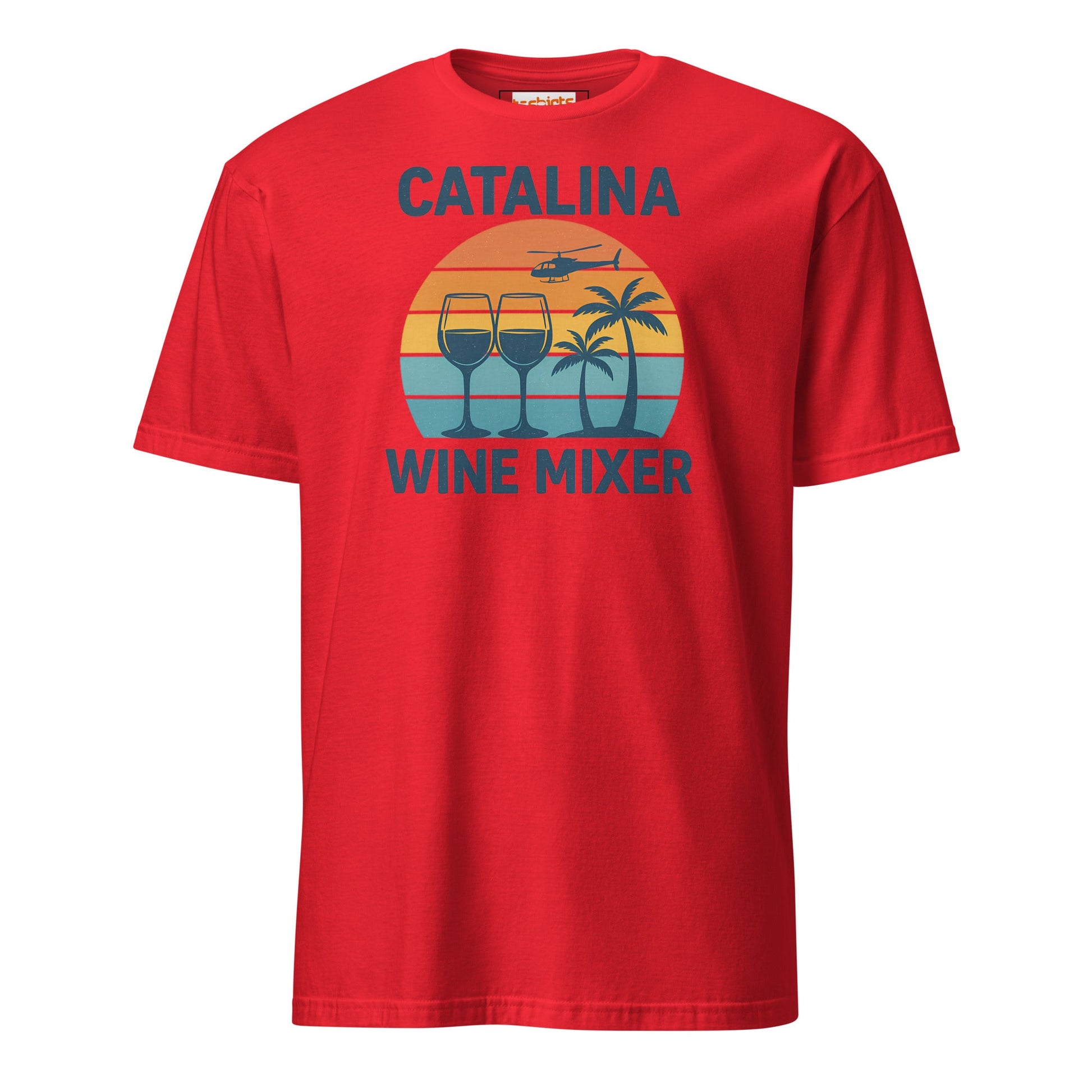 Catalina Wine Mixer T-Shirt - Red - T-Shirts Online