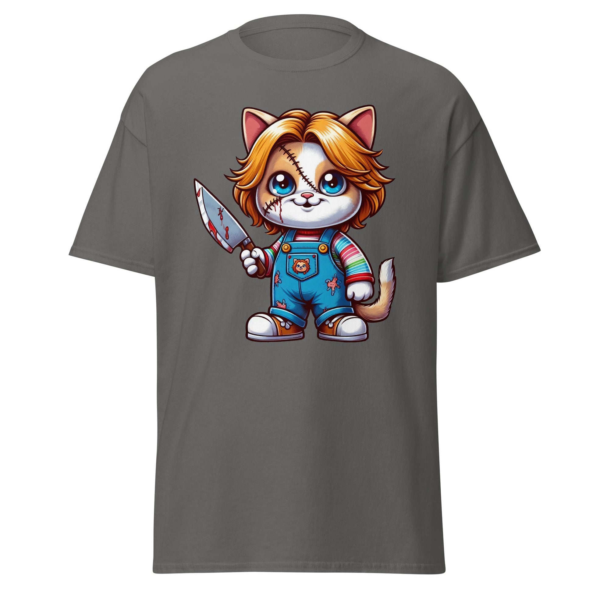 Cats Play | Cat T-Shirt - Charcoal - T-Shirts Online