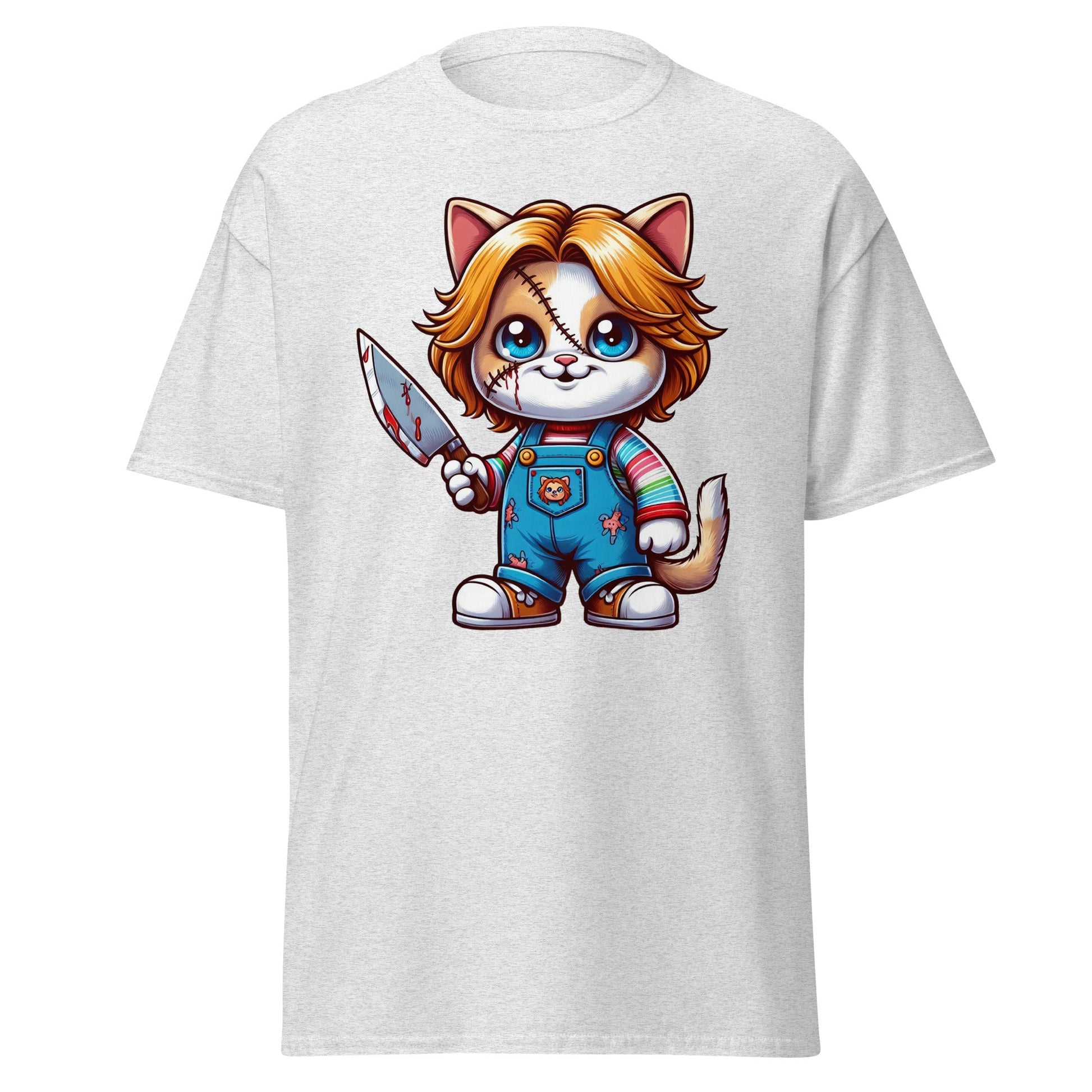 Cats Play | Cat T-Shirt - Ash - T-Shirts Online
