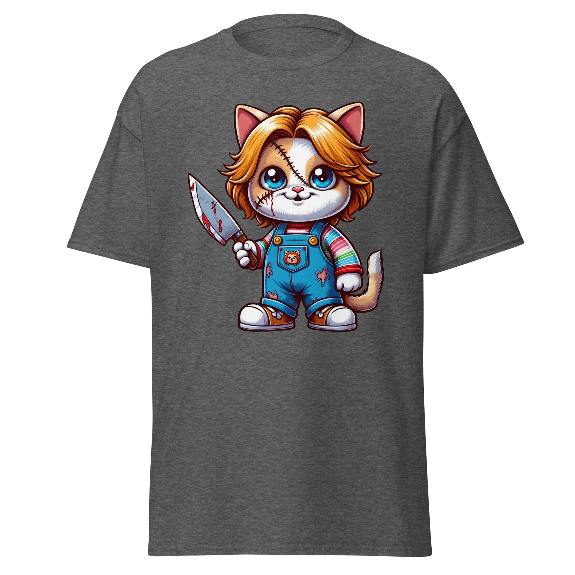 Cats Play | Cat T-Shirt - Dark Heather - T-Shirts Online