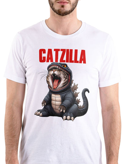 Catzilla | Cat T-Shirt - Black - T-Shirts Online