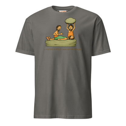 Caveman Comedy T-Shirt | Prehistoric Anesthesiologist Tee - Charcoal - T-Shirts Online