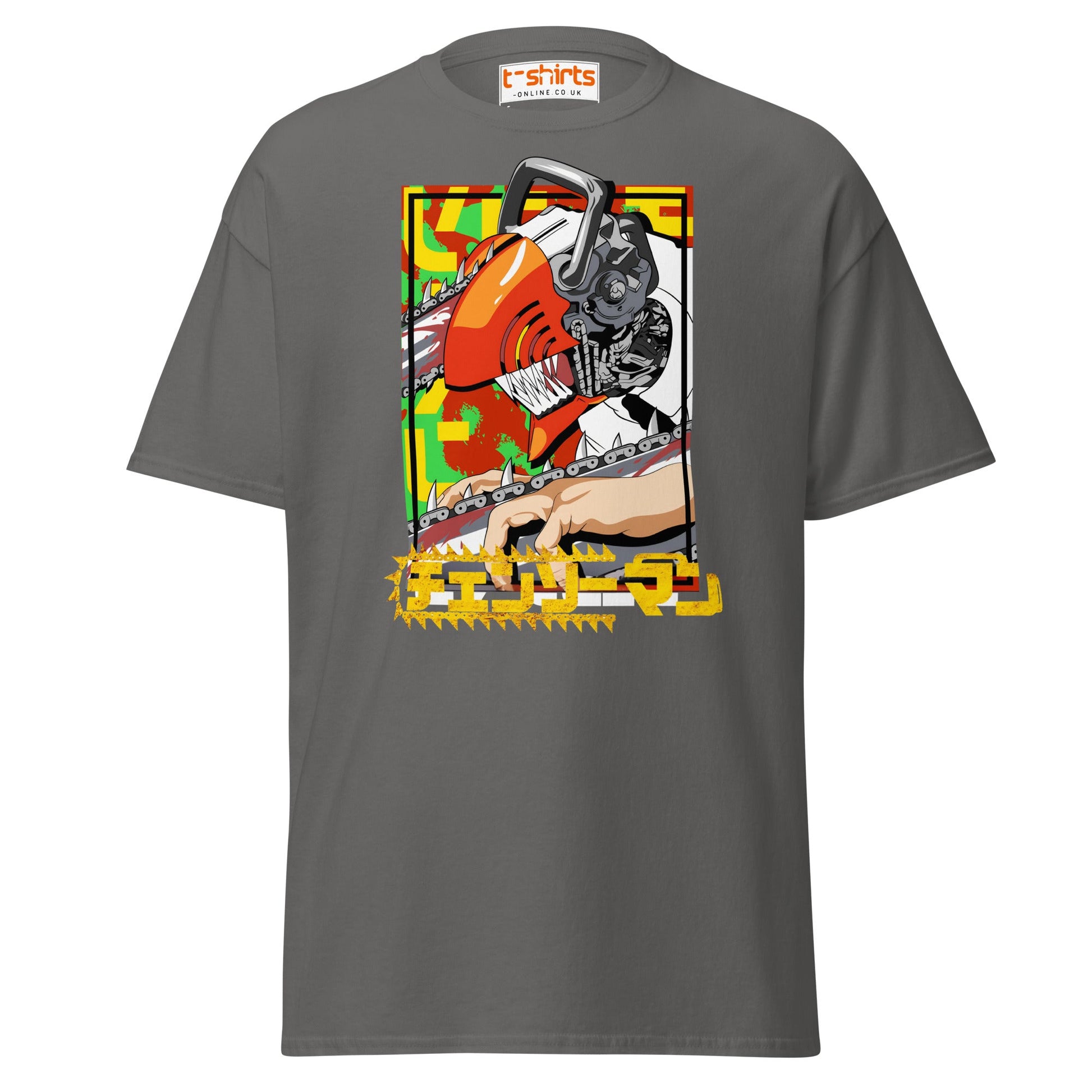 Chainsaw Man Inspired T-Shirt - Charcoal - T-Shirts Online