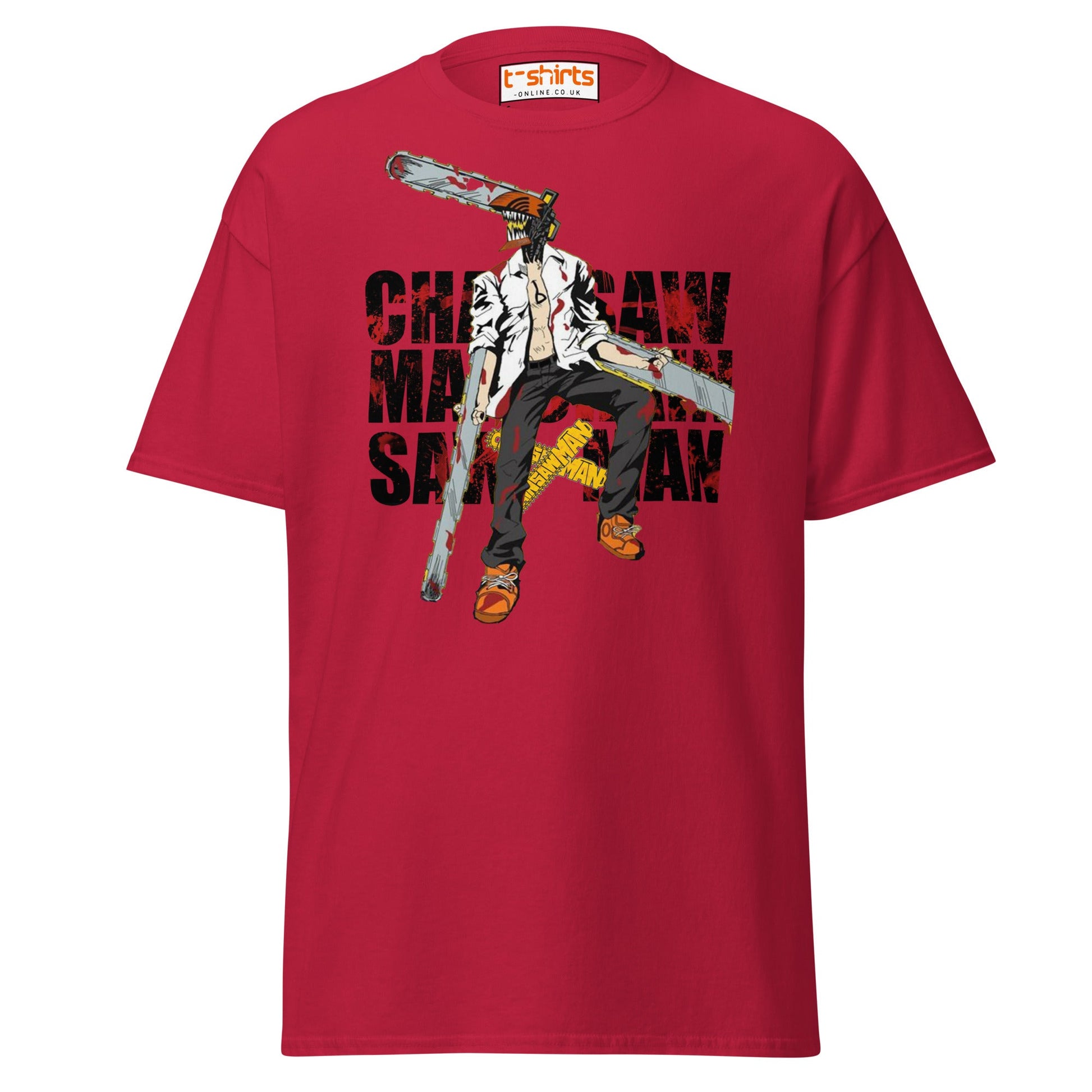 Chainsaw Man T-Shirt | Anime Fan Art Graphic Tee - Cardinal - T-Shirts Online