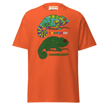 Chameleon On Off T-Shirt – Funny Color Change Tee - Orange - T-Shirts Online