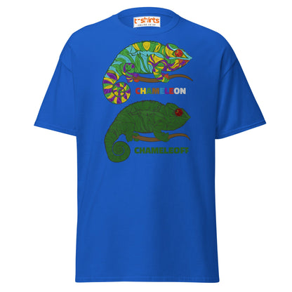 Chameleon On Off T-Shirt – Funny Color Change Tee - Royal - T-Shirts Online