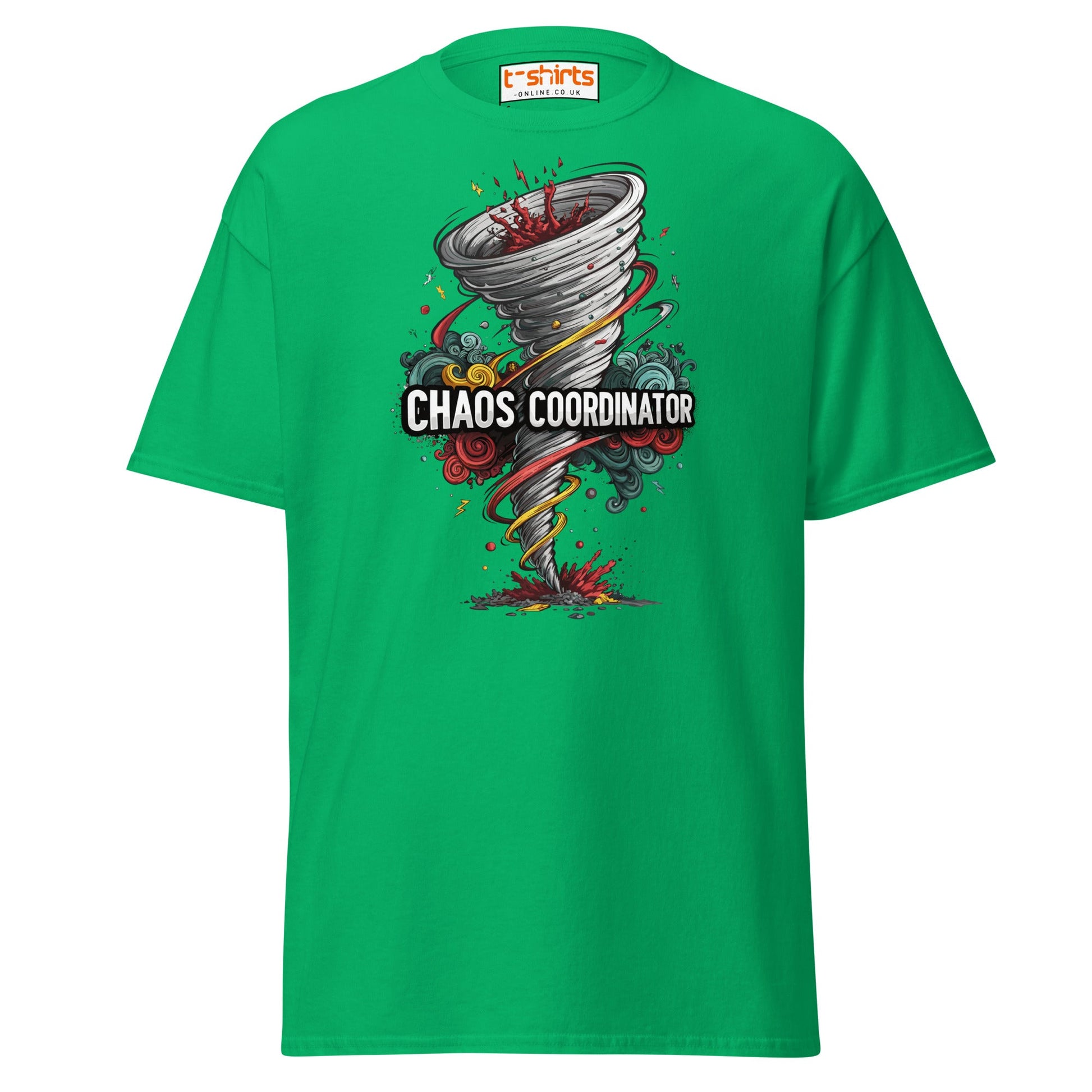 Chaos Coordinator T-Shirt - Irish Green - T-Shirts Online