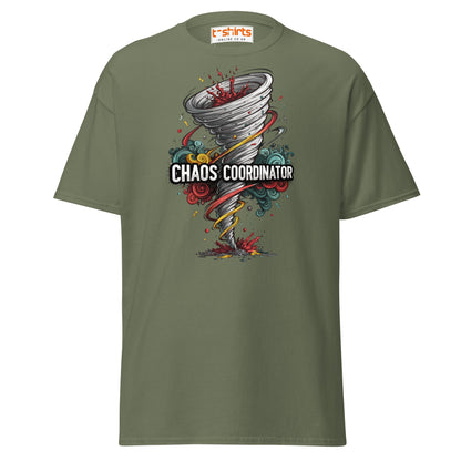 Chaos Coordinator T-Shirt - Military Green - T-Shirts Online
