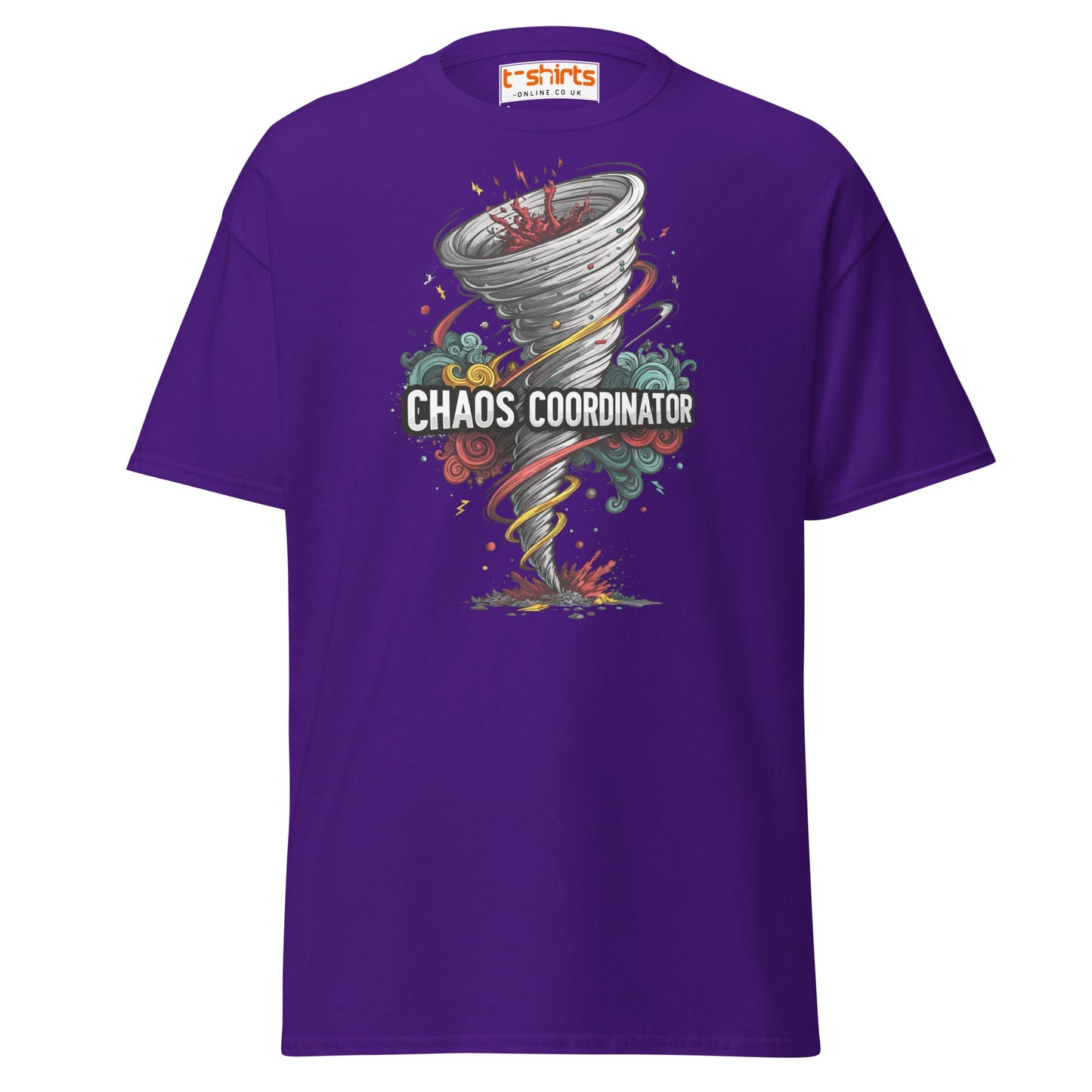 Chaos Coordinator T-Shirt - Purple - T-Shirts Online