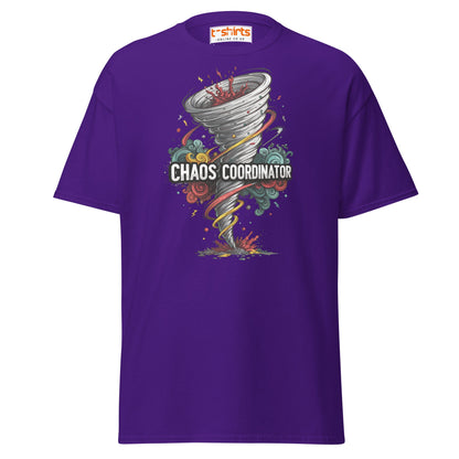 Chaos Coordinator T-Shirt - Purple - T-Shirts Online