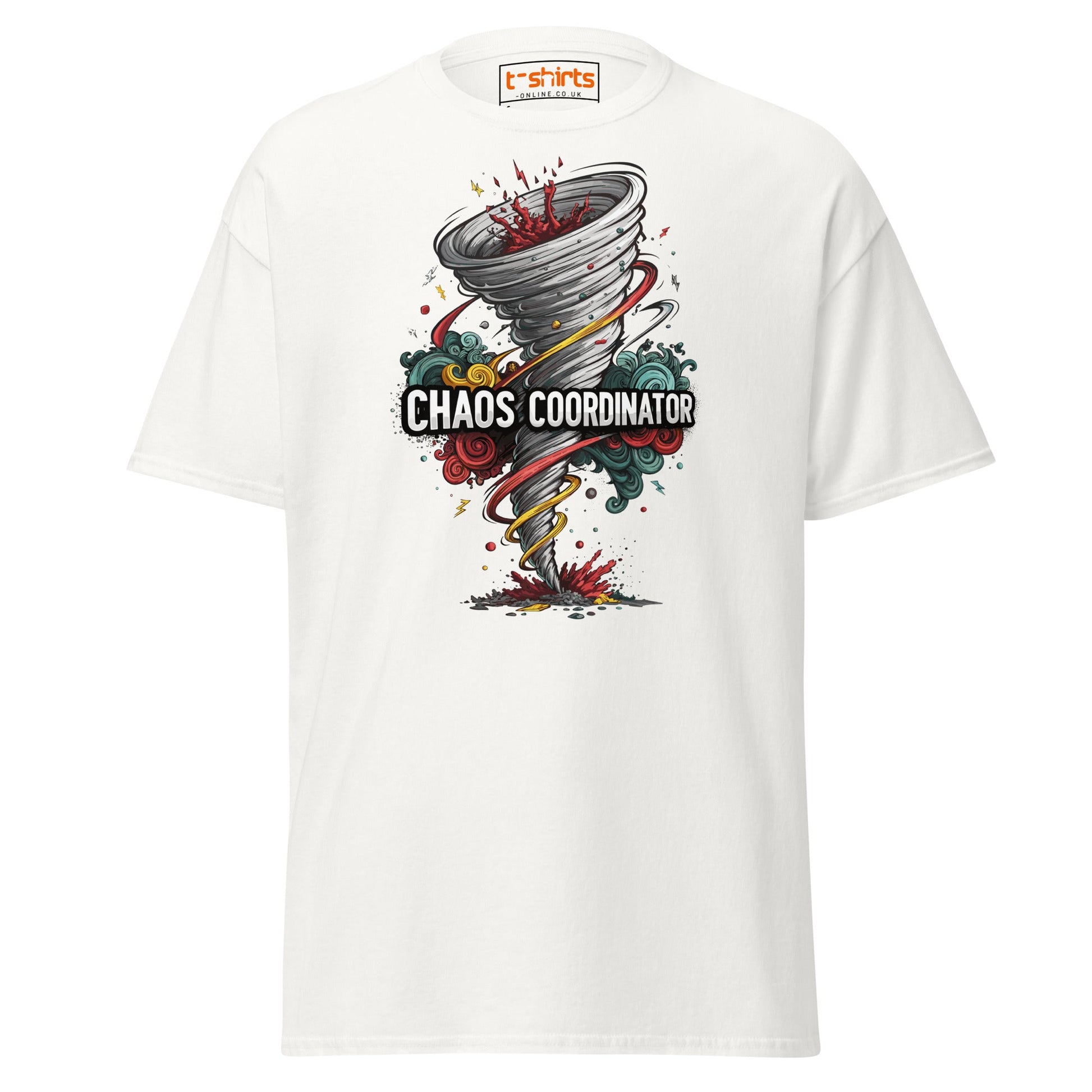 Chaos Coordinator T-Shirt - White - T-Shirts Online