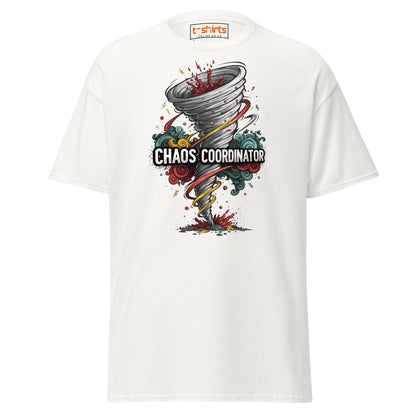 Chaos Coordinator T-Shirt - White - T-Shirts Online