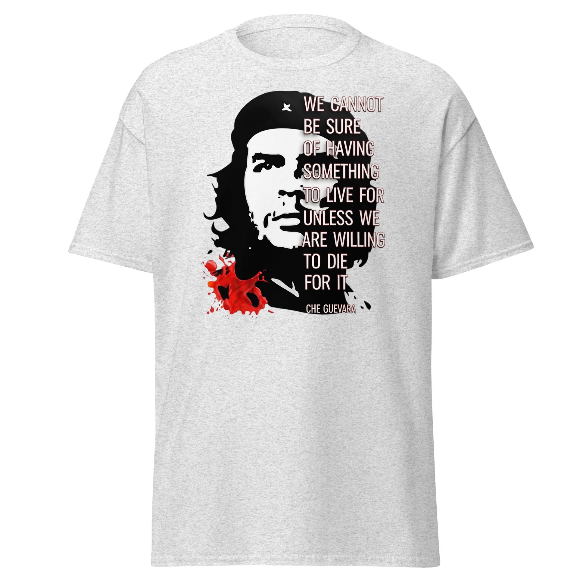 Che Guevara Quote T-Shirt - Revolutionary Graphic Tee - Ash - T-Shirts Online