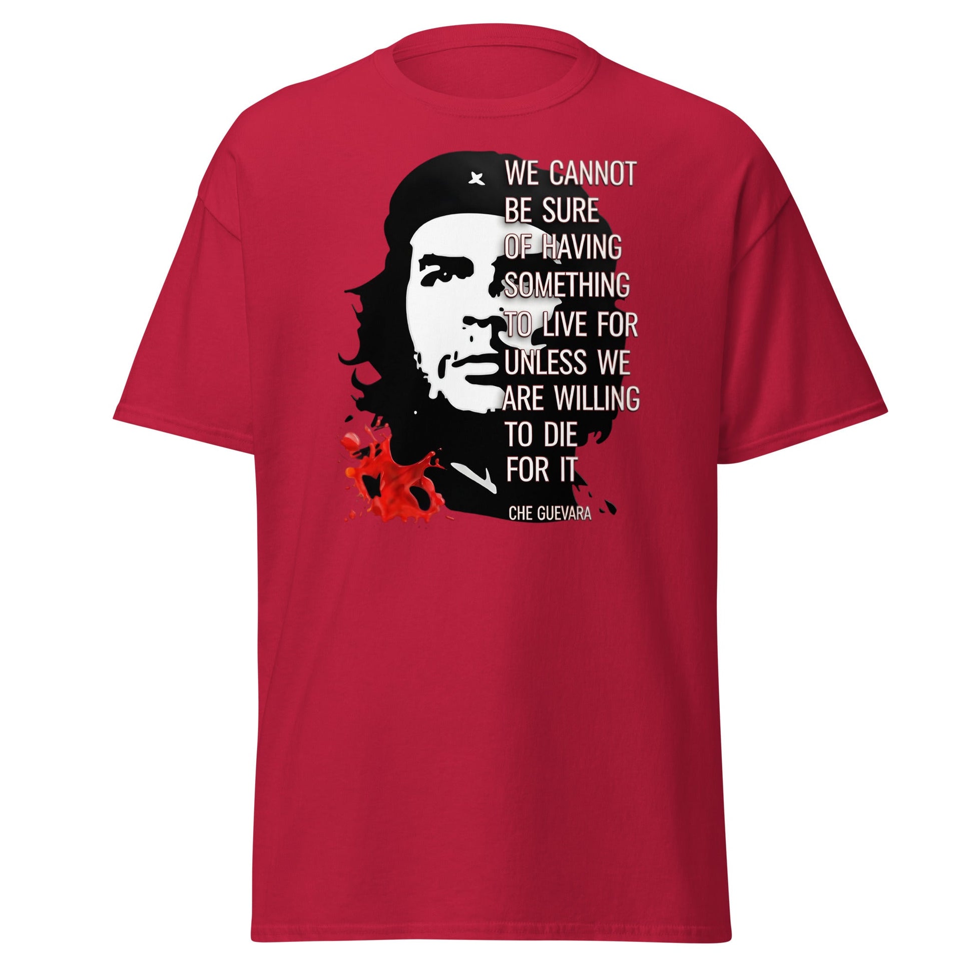 Che Guevara Quote T-Shirt - Revolutionary Graphic Tee - Cardinal - T-Shirts Online
